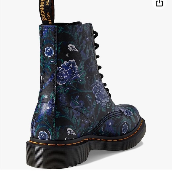 Dr Martens 1460 Pascal Mystic Floral Leather Boots 7 New - Picture 5 of 12